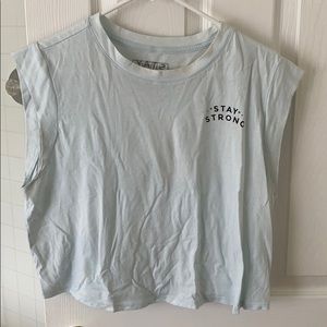 “Stay strong” workout tank